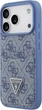 Чохол-гаманець для смартфона Apple iPhone 18 Pro/iPhone 17 Pro Guess 4G Double Card Triangle Blue (3666339681500) - зображення 3