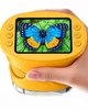 Микроскоп детский цифровой с IPS экраном камерой 1000x зумом LCD LED подсветкой фото видеозаписью встроенной памятью USB портативный карманный монокулярный учебный школьный для наблюдений опытов экспериментов развития детей Swan Baby желтый - изображение 1