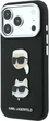 Etui do smartfona Apple iPhone 18 Pro/iPhone 17 Pro Karl Lagerfeld Saffiano with Karl & Choupette Heads Pins & Logo Black (3666339650292) - obraz 3