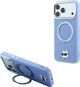 Etui do smartfona Apple iPhone 18 Pro Max/iPhone 17 Pro Max Karl Lagerfeld with Ring Stand 360 Choupette Head Pin MagSafe Light Blue (3666339658496) - obraz 7