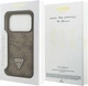 Etui portfelowe do smartfona Apple iPhone 18 Pro/iPhone 17 Pro Guess 4G Double Card Triangle Brown (3666339681487) - obraz 8