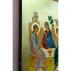 Писана грецька ікона Свята Трійця (Старозавітна) 18,6×25 см - зображення 7