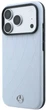 Etui do smartfona Apple iPhone 17 Pro / 18 Pro Mercedes Leather with Crossed Lines Anthracite MagSafe Blue (Mer008911) - obraz 2