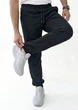 Чоловічі спортивні штани-джогери TREND LUXE (турецька тканина «пеньє» на флісі) чорні, розмір 2XL - зображення 1