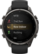 Smartwatch Garmin Fenix 9 Pro 47 mm inReach Carbon Gray DLC Titanium with Black/Pebble Grey Silicone Band (010-04336-11) - obraz 5