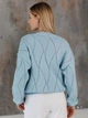 Кардиган вязаный женский ARTKNIT Grace S-M Голубой (2251940977015) - изображение 2