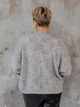 Кардиган с примесью шерсти вязаный женский ARTKNIT Кружево-кардиган S-M Серый (2251724456019) - изображение 2