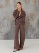 Кардиган вязаный женский ARTKNIT Оливия S-M Коричневый (2251940898013) - изображение 2