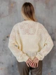 Кардиган с примесью шерсти вязаный женский ARTKNIT Кружево-кардиган L-XL Желтый (2251724464014) - изображение 10