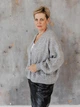 Кардиган с примесью шерсти вязаный женский ARTKNIT Кружево-кардиган S-M Серый (2251724456019) - изображение 8