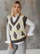Жилет женский ARTKNIT Trio S-M Мокко (2251930426011) - изображение 1