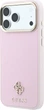 Etui do smartfona Apple iPhone 18 Pro/iPhone 17 Pro Guess Saffiano Small 4G & Classic Logo MagSafe Pink (3666339677176) - obraz 3