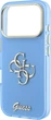 Etui do smartfona Apple iPhone 18 Pro Max/iPhone 17 Pro Max Guess IML 4G Script Metal Light Blue (3666339655839) - obraz 6