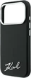 Etui do smartfona Apple iPhone 18 Pro/iPhone 17 Pro Karl Lagerfeld Saffiano Small Script Metal Logo MagSafe Black (3666339659004) - obraz 6