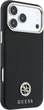 Etui do smartfona Apple iPhone 18 Pro/iPhone 17 Pro Guess Grained Round Strass Logo MagSafe Black (3666339653781) - obraz 4