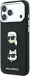 Etui do smartfona Apple iPhone 18 Pro Max/iPhone 17 Pro Max Karl Lagerfeld Saffiano with Karl & Choupette Heads Pins & Logo Black (3666339650308) - obraz 3