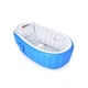Надувная детская ванночка Intime Baby Bath Tub • Портативная складная надувная ванна для новорождённых и детей до 4 лет - изображение 4