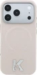 Etui do smartfona Apple iPhone 18 Pro Max/iPhone 17 Pro Max Karl Lagerfeld Grained Embossed Ring & Kameo Logo MagSafe Beige (3666339650421) - obraz 2