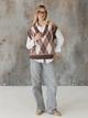 Жилет женский ARTKNIT Trio L-XL Шоколадный (2251930427018) - изображение 8