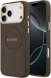 Etui do smartfona Apple iPhone 18 Pro Max/iPhone 17 Pro Max Guess Peony Hot Stamp MagSafe Brown (3666339682453) - obraz 1
