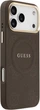Etui do smartfona Apple iPhone 18 Pro Max/iPhone 17 Pro Max Guess Peony Hot Stamp MagSafe Brown (3666339682453) - obraz 4