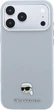 Etui do smartfona Apple iPhone 18 Pro/iPhone 17 Pro Karl Lagerfeld Grained Karl Head Metal MagSafe Grey (3666339659080) - obraz 2