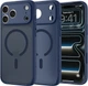 Etui do smartfona Apple iPhone 18 Pro/iPhone 17 Pro Spigen Ultra Hybrid Mag MagSafe Frost Navy Blue (8800337250596) - obraz 4