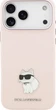 Etui do smartfona Apple iPhone 18 Pro Max/iPhone 17 Pro Max Karl Lagerfeld Silicone Choupette Metal Pin Pink (3666339683276) - obraz 2