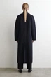 Пальто жіноче COS double-faced wool shawl-collar coat 1304521001 M Синій коричневий - зображення 4