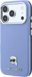 Etui do smartfona Apple iPhone 18 Pro/iPhone 17 Pro Karl Lagerfeld Grained Karl Head Metal MagSafe Light Blue (3666339659127) - obraz 3