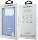 Etui do smartfona Apple iPhone 18 Pro/iPhone 17 Pro Karl Lagerfeld Grained Karl Head Metal MagSafe Light Blue (3666339659127) - obraz 8