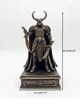 Статуетка DIKOCE Локі 24 см Антична бронза (DKA-ST-Loki 24cm AB) - зображення 12