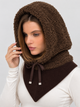 Капор женский Vilss Donna Ram VL2101-14-321 One Size Шоколад/Темный шоколад - изображение 1