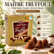 Шоколадные трюфели Maitre Truffout Fancy Truffles Coffee Flavour 200 г кофейные конфеты конусообразной формы с нежной начинкой покрытые какао-порошком - изображение 1