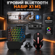 Игровой Bluetooth комплект X1 M1 для ПК и смартфонов с механической одноручной клавиатурой и 3D мышью - изображение 1