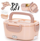 Lunch Box Springos elektryczny z podgrzewaczem KI0205 łososiowy (5908455317115) - obraz 3