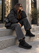 Черевики жіночі утеплені водонепроникні Skechers On-the-GO Stellar Winterize зі вставками натуральної замші чорні 38 (2271477032506) 25 см - зображення 7