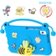 Протиударний дитячий чохол EVA Yellow Bee з підставкою та ручкою-тримачем для Samsung Galaxy Tab A11 / Tab A9 екран 8.7" дюймів (SM-X135, SM-X130, SM-X115, SM-X110) Блакитний - зображення 3
