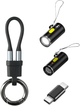 Zestaw akcesoriów 4smarts Explorer 4 w 1 kabel-brelok USB-C, adapter USB-C do USB-C, zapalniczka USB-C, latarka USB-C Black (4252011911585) - obraz 1