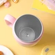Термокружка BJ с трубочкой 620 мл Pink - изображение 3
