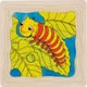 Puzzle drewniane warstwowe Goki Motyl (5299810) - obraz 1