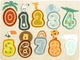 Puzzle drewniane Small Foot Cyfry. Safari (5410307) - obraz 2