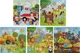 Zestaw drewnianych mini puzzli Creative Craft Group 15 szt. (1630821) - obraz 2