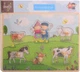 Puzzle drewniane z uchwytami Fien & Teun 6 elementów (2520921) - obraz 1