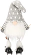 Новогодняя фигурка Springos CA0682 Гном на лыжах 33 см (5907719422893) - изображение 7