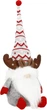 Новогодняя фигурка Springos CA1010 Гном с рожками оленя 50 см серый (5907719440095) - изображение 10