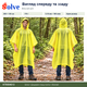 Дощовик-пончо Solve 3 в 1 жовтий багаторазовий PEVA, плащ-накидка, тент, підстилка, 200×130 см KT9004613 - зображення 6
