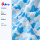 Плащ-дождевик Solve EVA синий камуфляж многоразовый, с капюшоном, унисекс KT9004623 - изображение 5