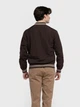 Чоловічий бомбер коричневий Arber Varsity Jacket Z 48 зріст 4 коричневий (AN 08.03.10) - зображення 5