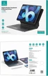 Etui z klawiaturą na tablet Apple iPad Pro 12.9" 2018-2022 Usams Miaoke Series Black (6958444909929) - obraz 9